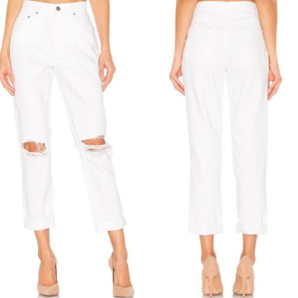Pistola Presley High Rise Jeans In White✨